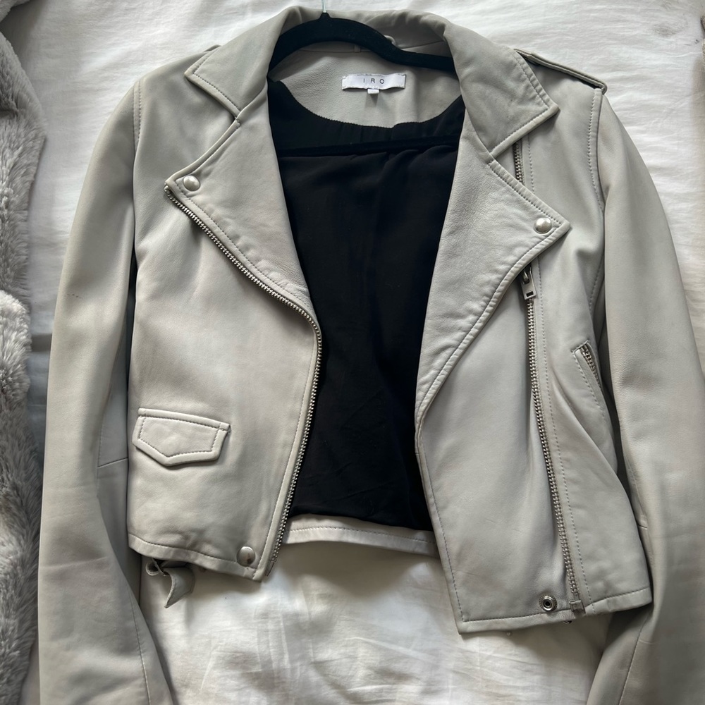 Light iro blue jacket